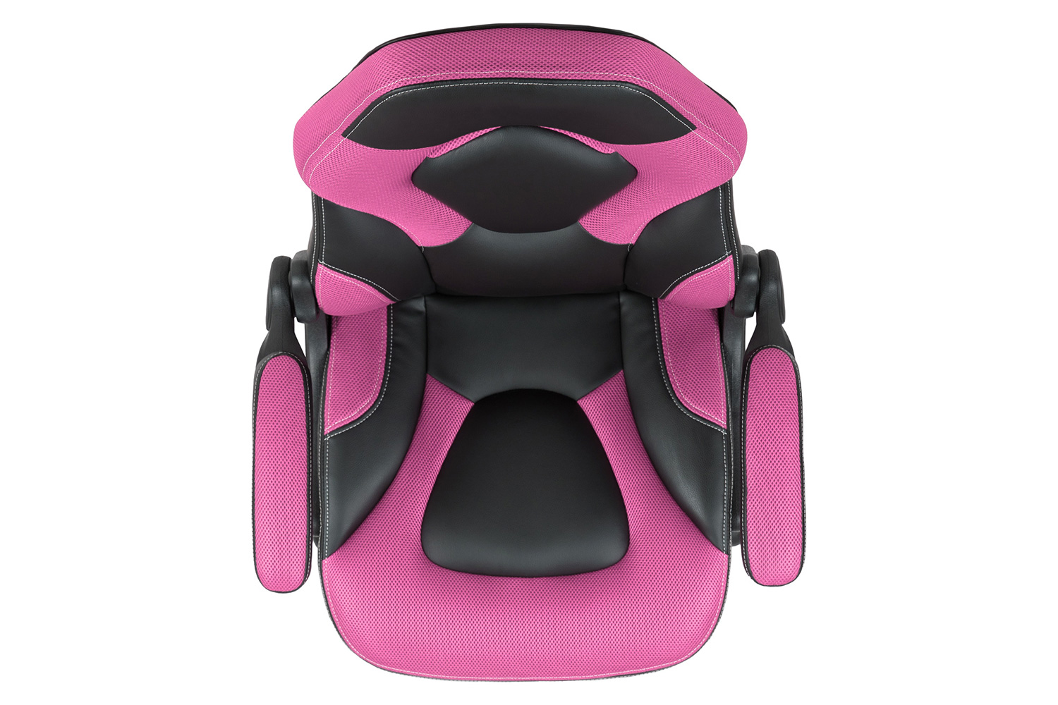 BLNK X10 Gaming Racing Office Ergonomic Computer PC Adjustable Swivel Chair with Flip-up Arms - Pink/Black