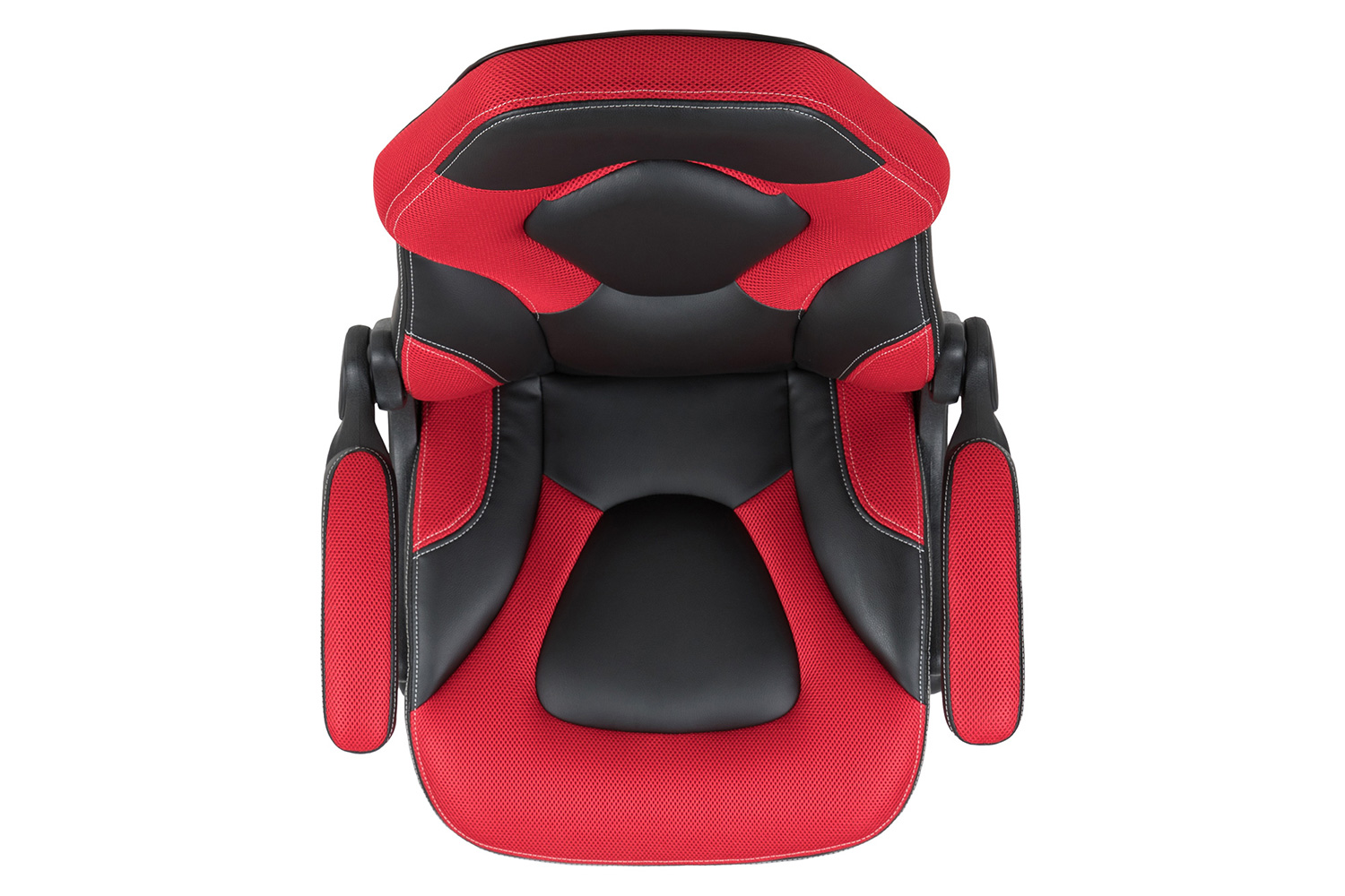 BLNK X10 Gaming Racing Office Ergonomic Computer PC Adjustable Swivel Chair with Flip-up Arms - Red/Black