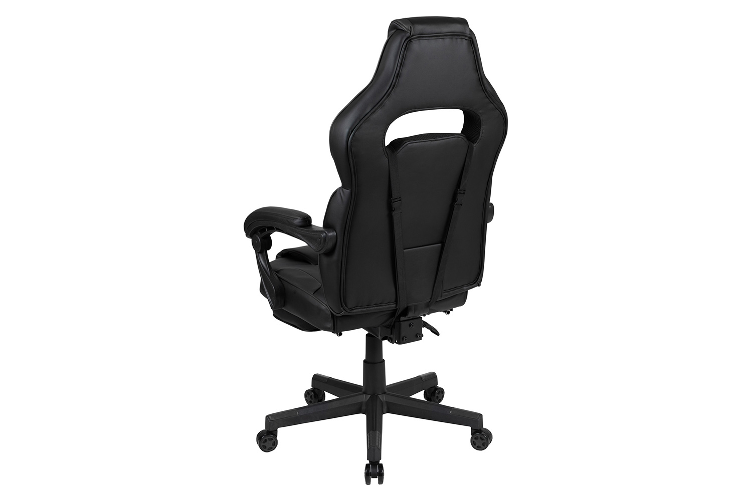 BLNK X40 Gaming Racing Ergonomic Computer Chair with Fully Reclining Back/Arms, Slide-Out Footrest, Massaging Lumbar - Black