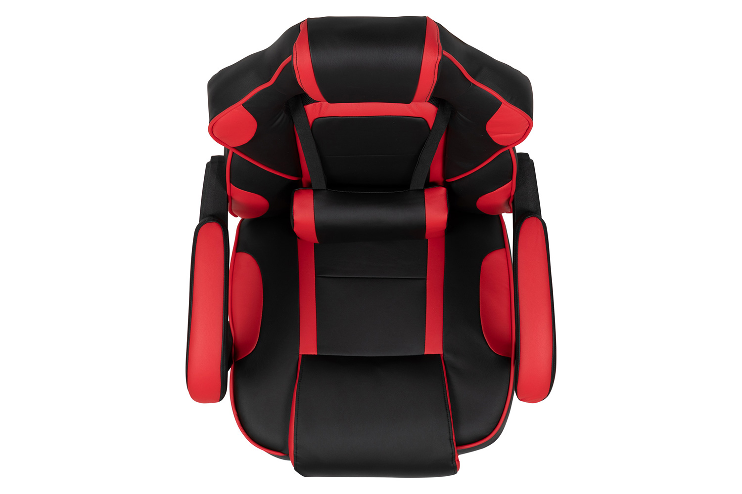 BLNK X40 Gaming Racing Ergonomic Computer Chair with Fully Reclining Back/Arms, Slide-Out Footrest, Massaging Lumbar - Red