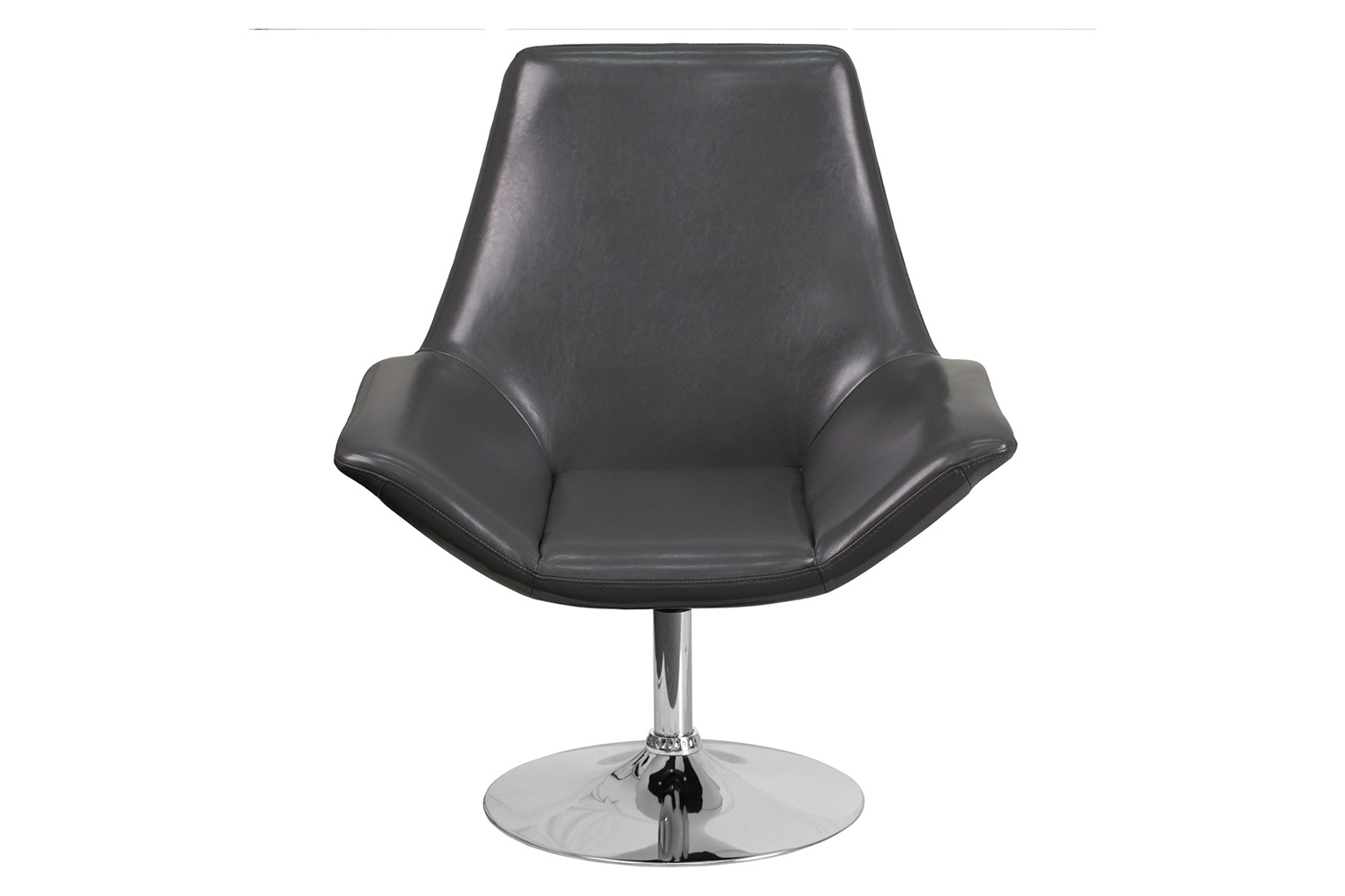 BLNK™ HERCULES Sabrina Series LeatherSoft Side Reception Chair - Gray