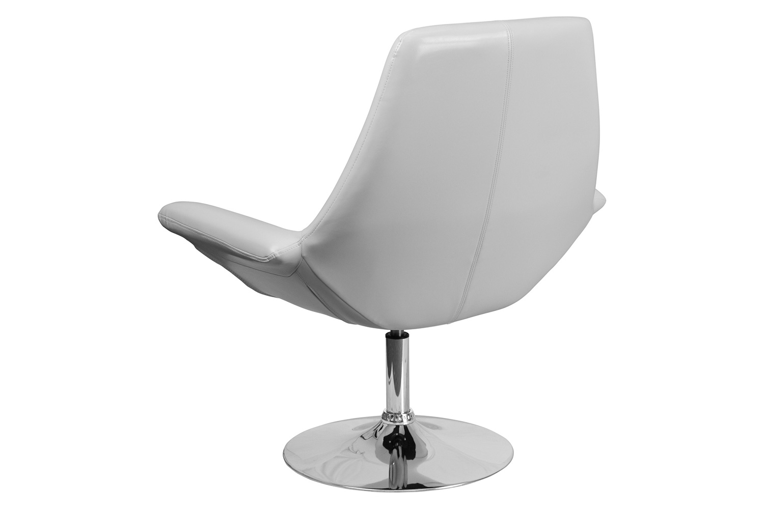 BLNK™ HERCULES Sabrina Series LeatherSoft Side Reception Chair - White