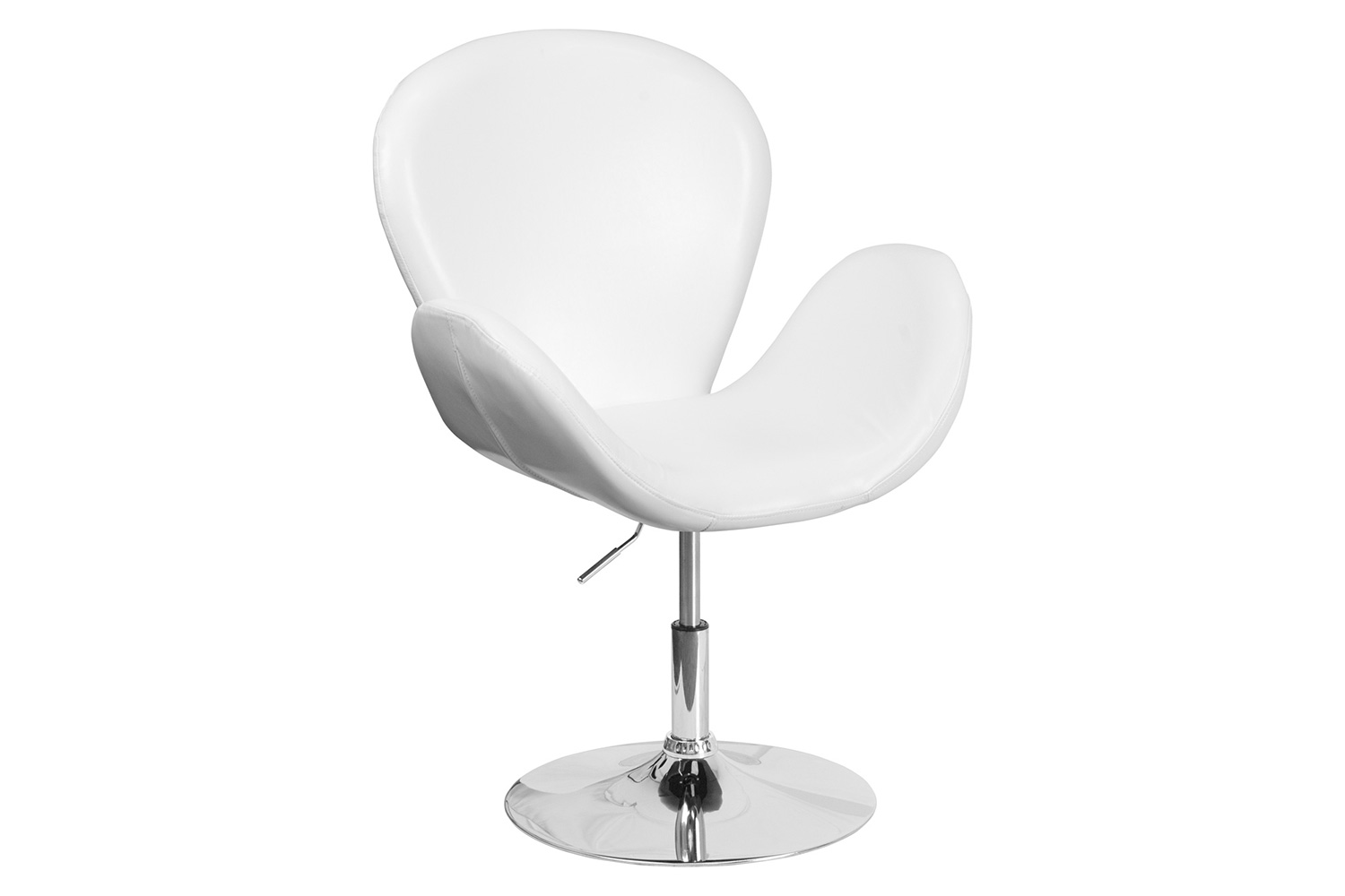 BLNK - HERCULES Trestron Series LeatherSoft Side Reception Chair with Adjustable Height Seat