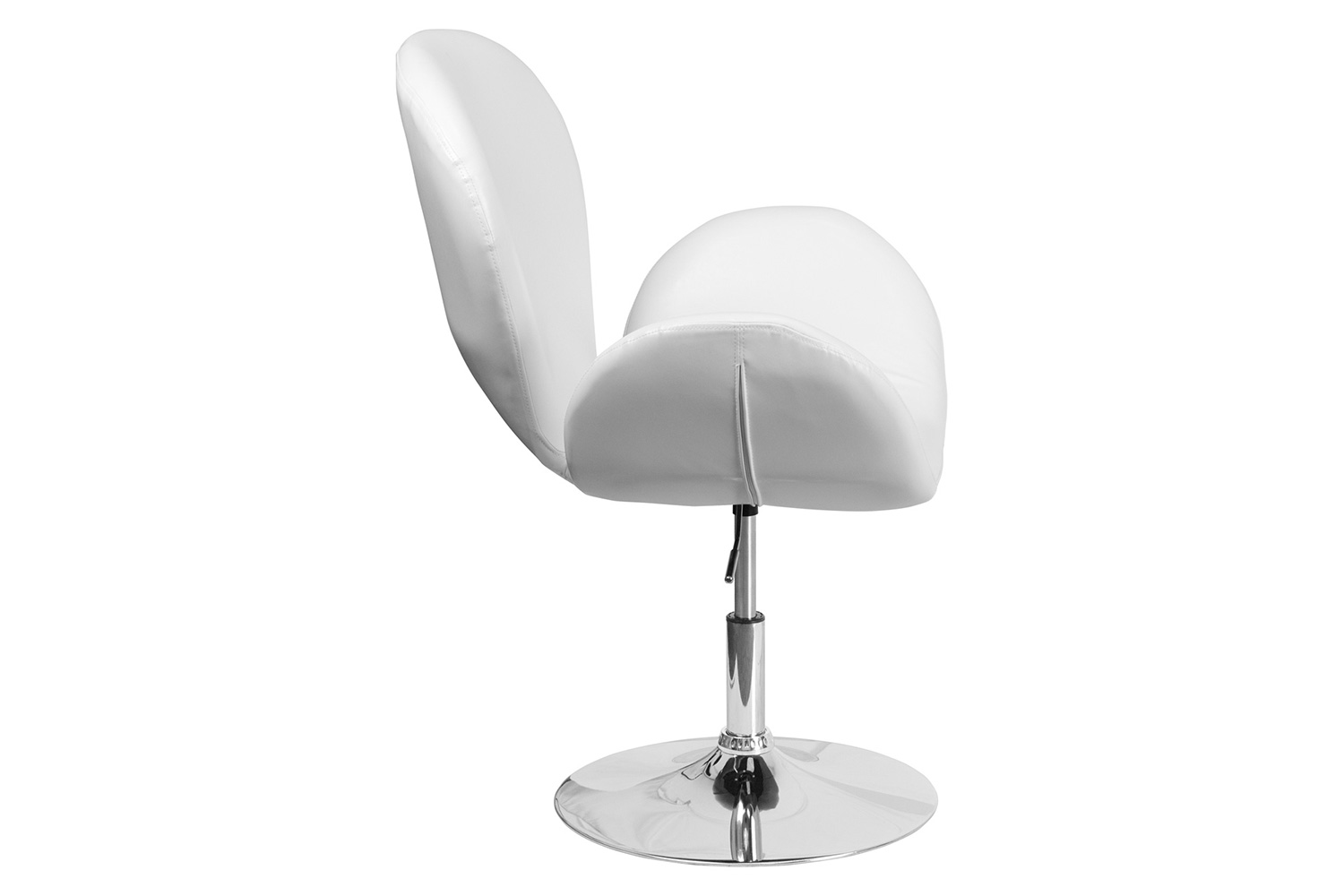 BLNK - HERCULES Trestron Series LeatherSoft Side Reception Chair with Adjustable Height Seat