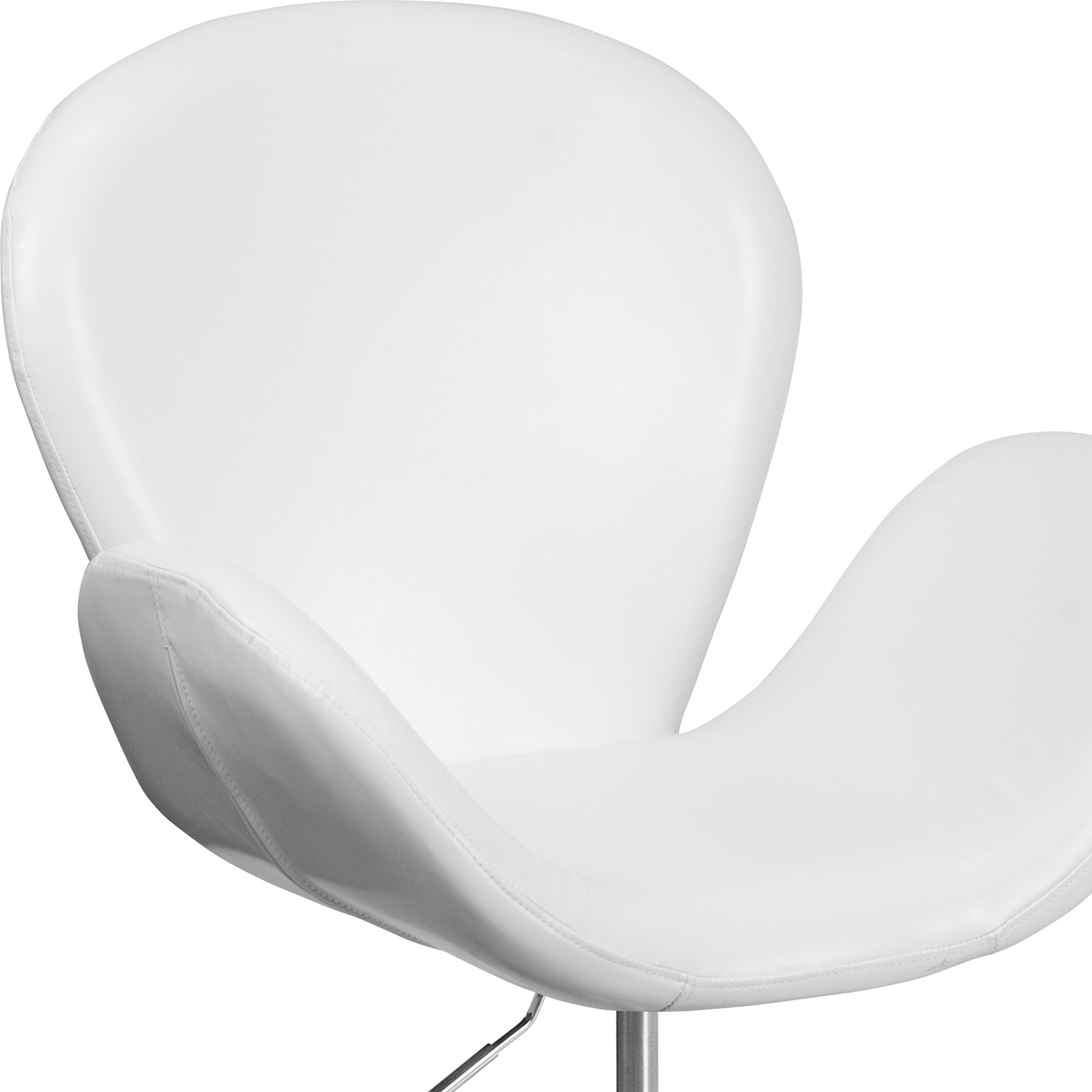 BLNK - HERCULES Trestron Series LeatherSoft Side Reception Chair with Adjustable Height Seat