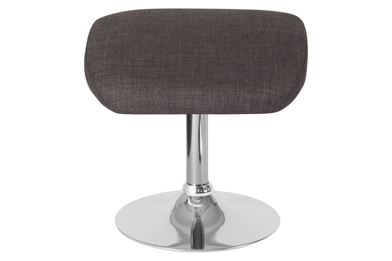 BLNK™ Egg Series Fabric Ottoman - Dark Gray