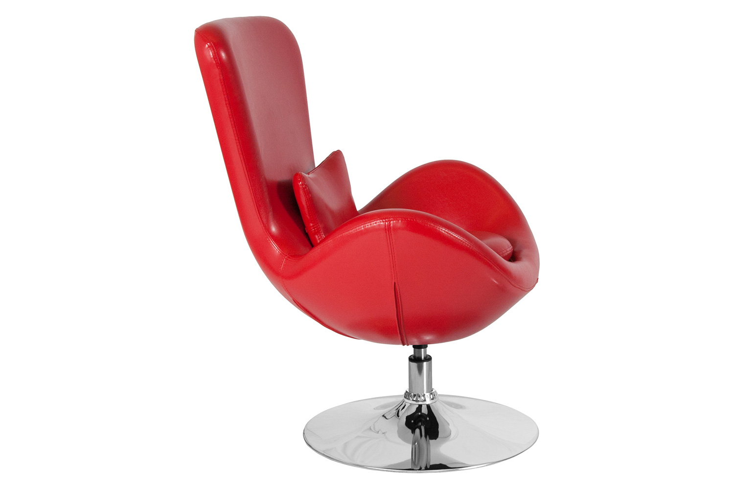 BLNK™ Egg Series LeatherSoft Side Reception Chair - Red