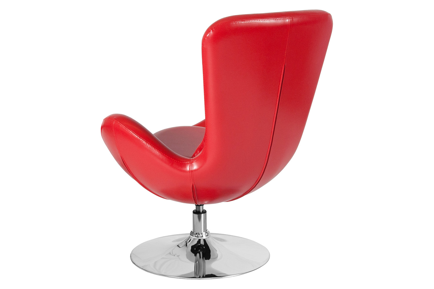 BLNK™ Egg Series LeatherSoft Side Reception Chair - Red