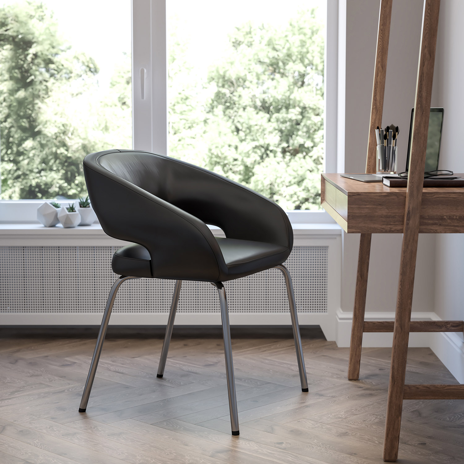 BLNK - Fusion Series LeatherSoft Side Reception Chair