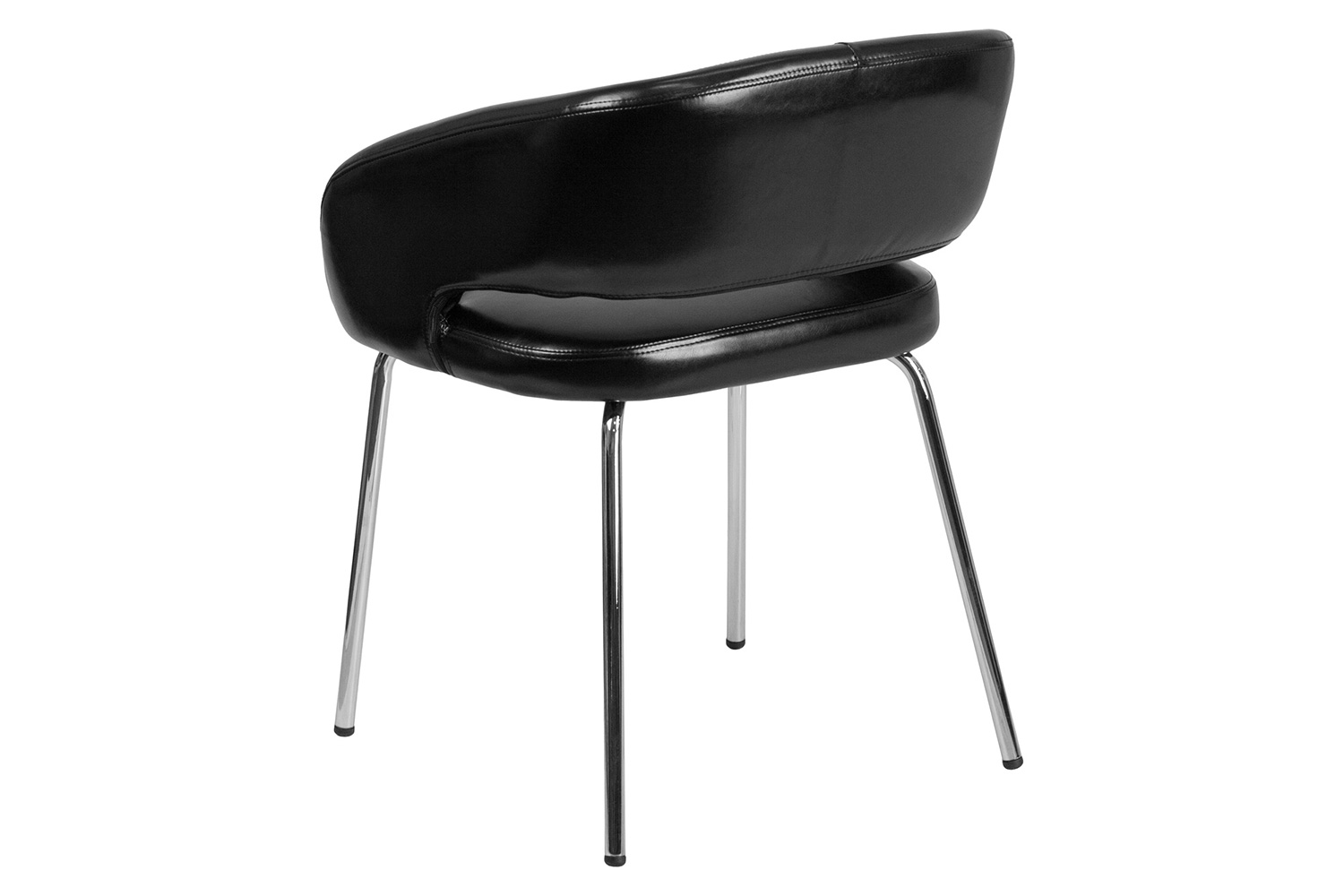 BLNK™ Fusion Series LeatherSoft Side Reception Chair - Black