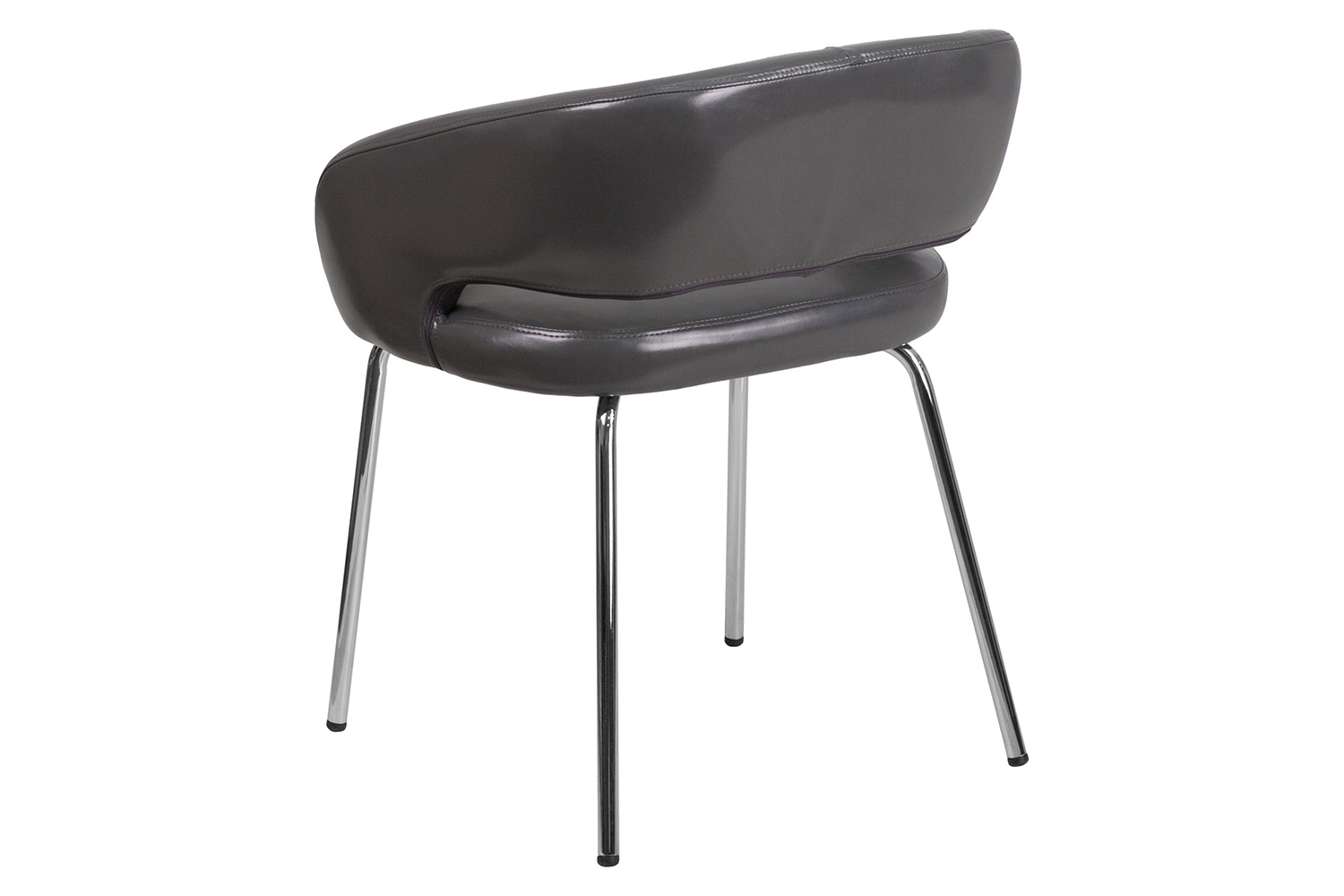 BLNK™ Fusion Series LeatherSoft Side Reception Chair - Gray