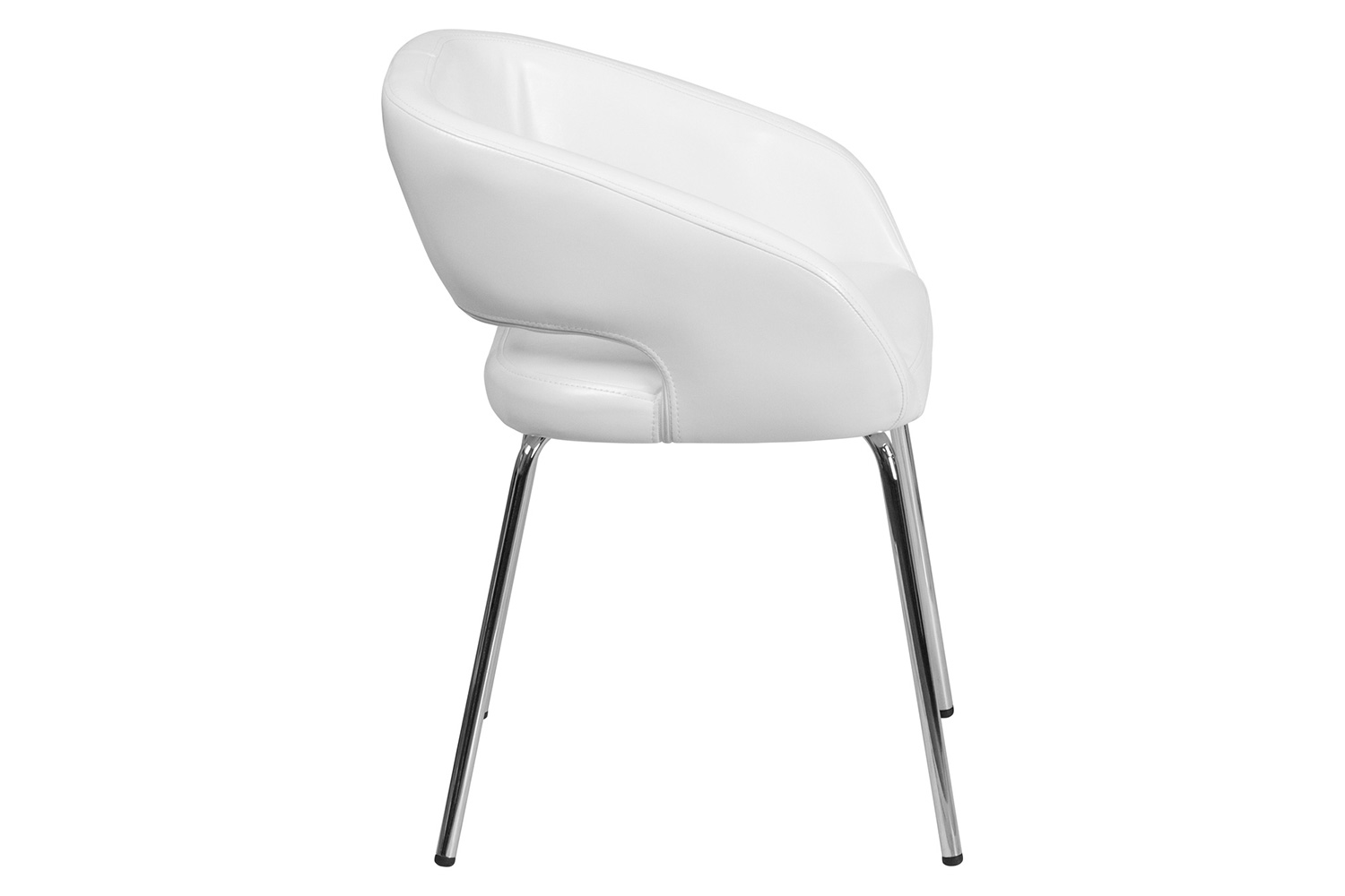 BLNK™ Fusion Series LeatherSoft Side Reception Chair - White