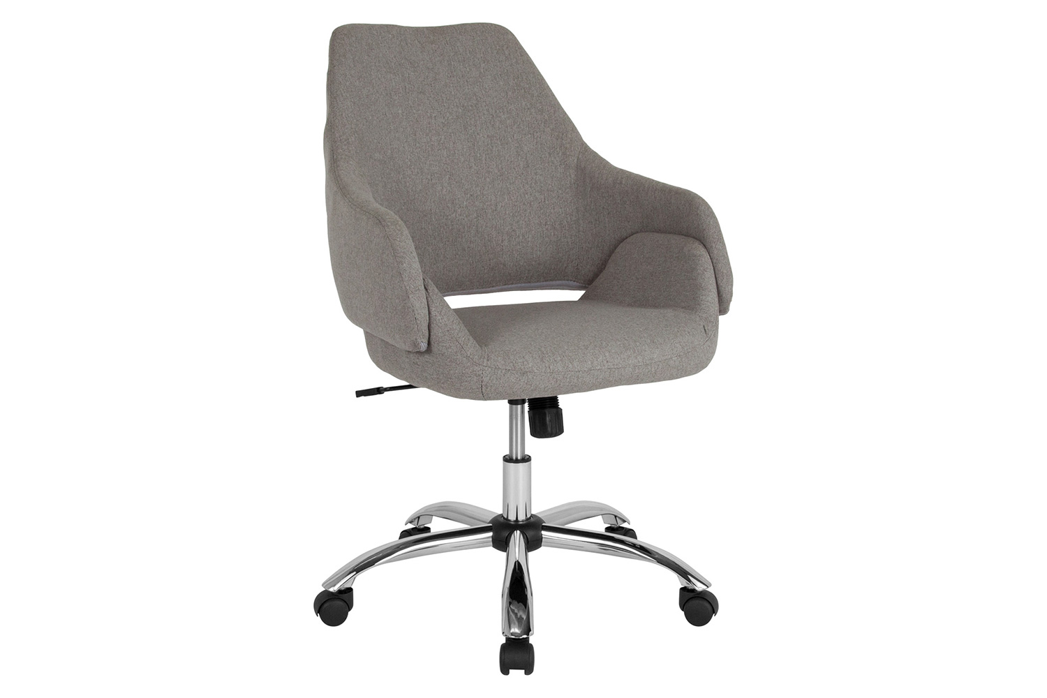 BLNK Madrid Fabric Home and Office Upholstered Mid-Back Chair