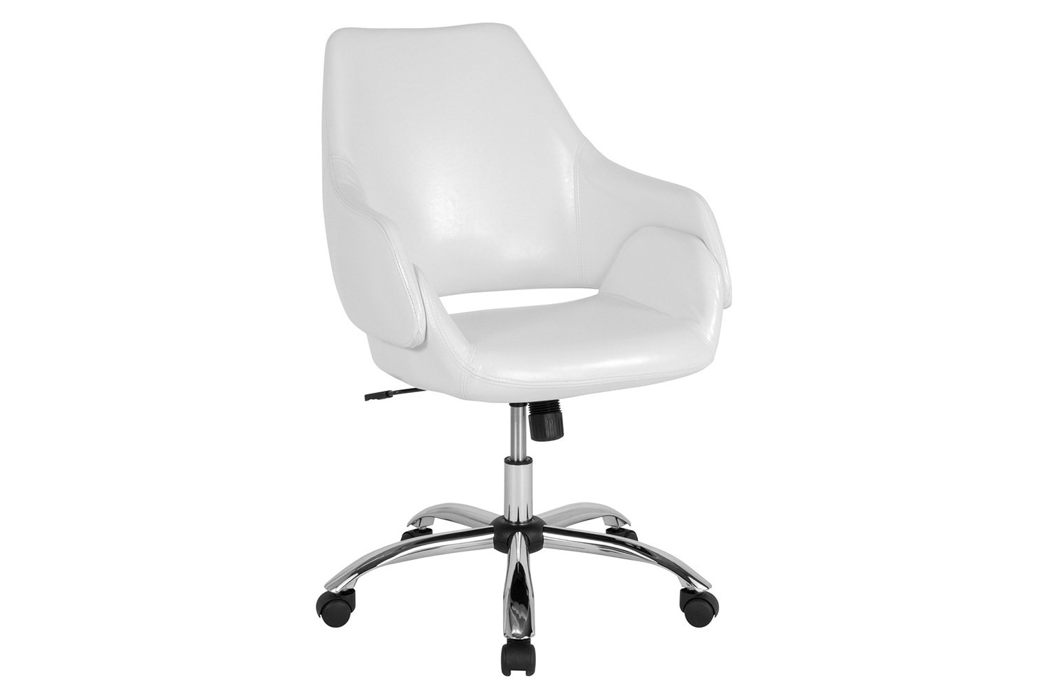 BLNK - Madrid LeatherSoft Home and Office Upholstered Mid-Back Chair