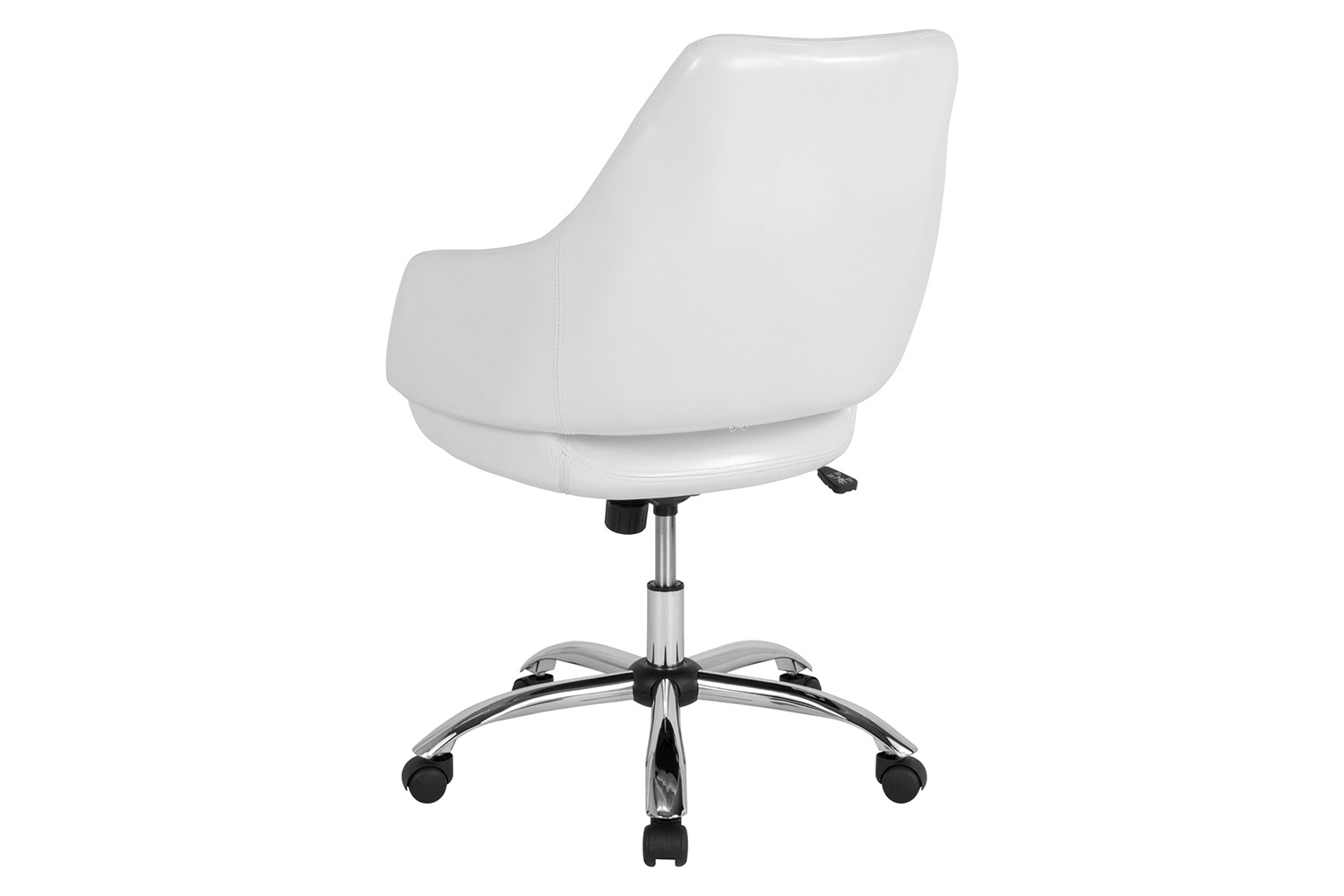 BLNK - Madrid LeatherSoft Home and Office Upholstered Mid-Back Chair