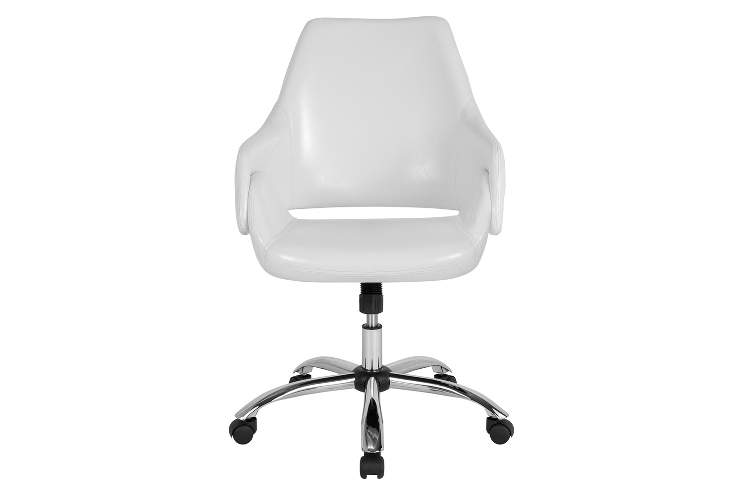 BLNK - Madrid LeatherSoft Home and Office Upholstered Mid-Back Chair