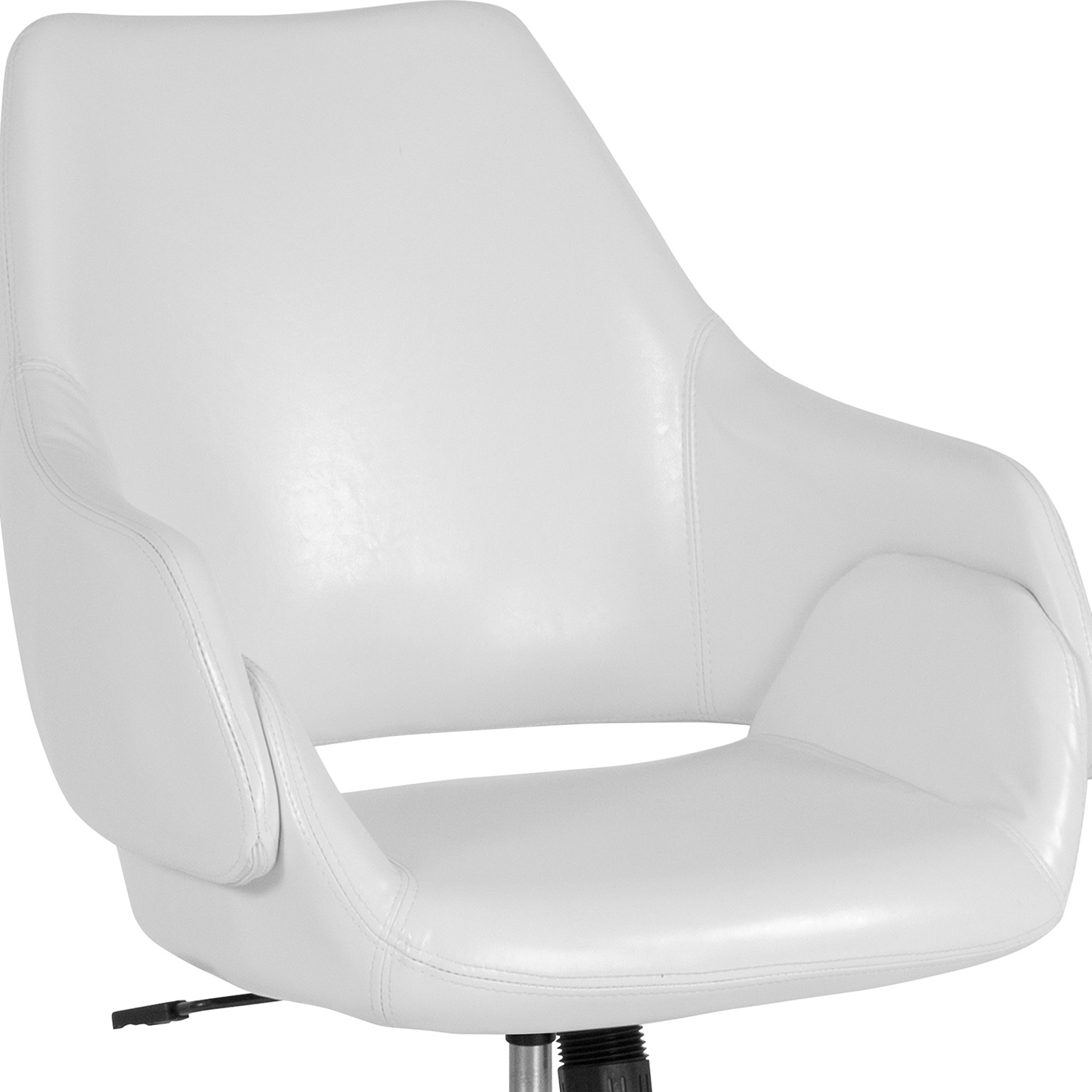 BLNK - Madrid LeatherSoft Home and Office Upholstered Mid-Back Chair