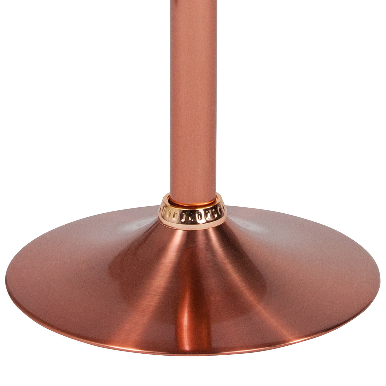 BLNK Madrid Series Adjustable Height Retro Bar Stool - Rose Gold