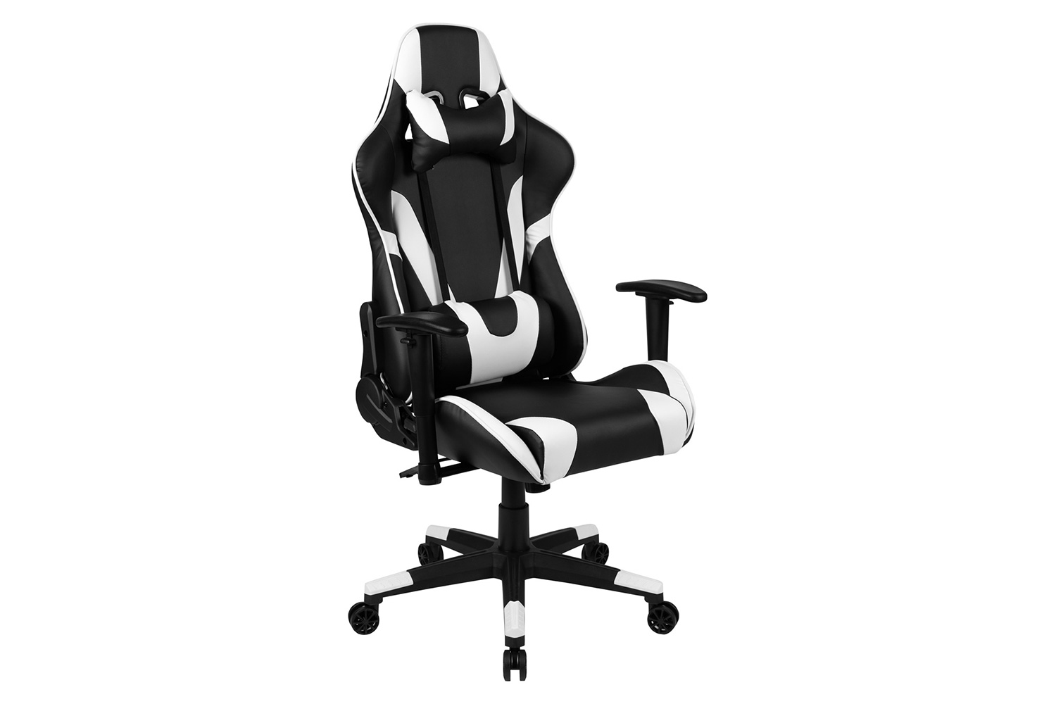 BLNK X20 Gaming Racing Office Ergonomic Computer PC Adjustable Swivel Chair with Fully Reclining Back - Black