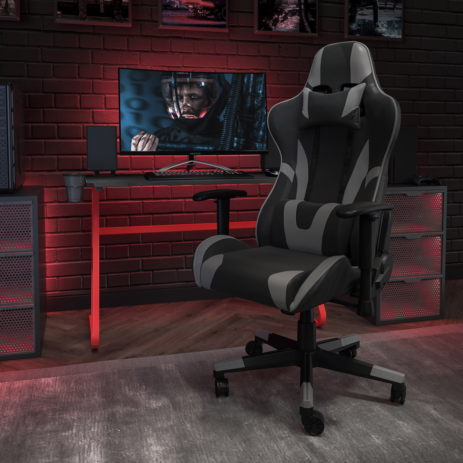 BLNK X20 Gaming Racing Office Ergonomic Computer PC Adjustable Swivel Chair with Reclining Back