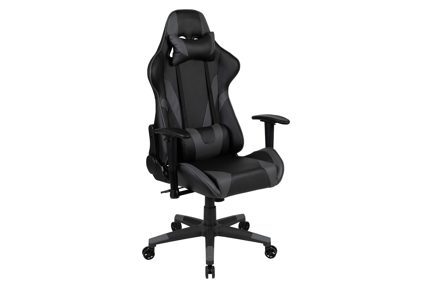 BLNK X20 Gaming Racing Office Ergonomic Computer PC Adjustable Swivel Chair with Reclining Back - Gray