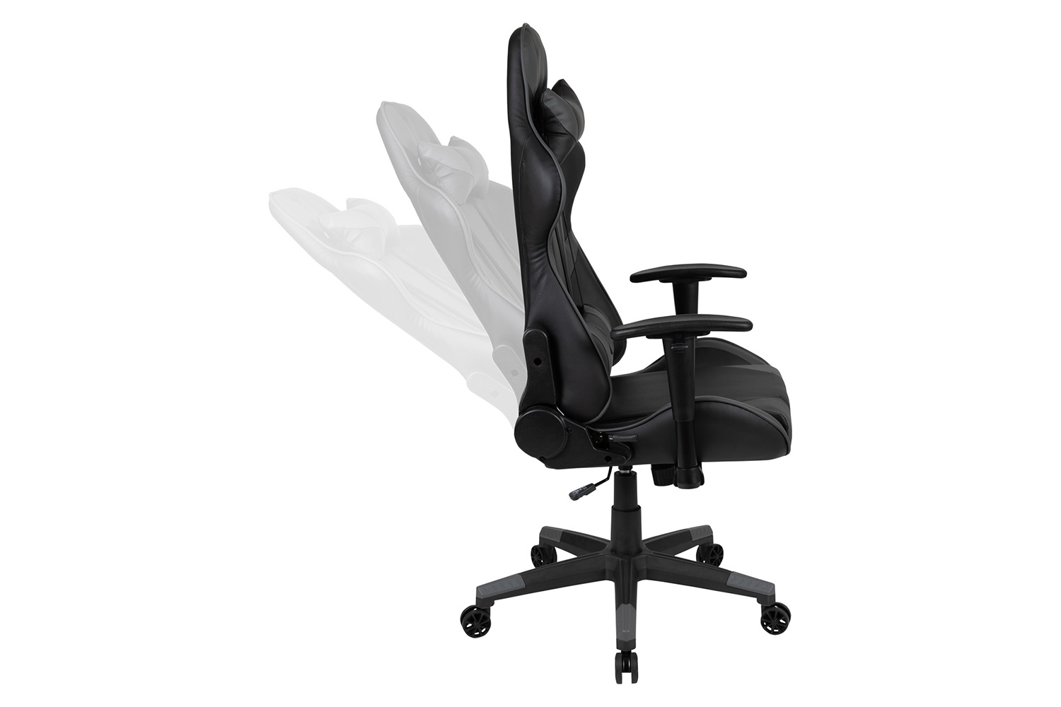 BLNK X20 Gaming Racing Office Ergonomic Computer PC Adjustable Swivel Chair with Reclining Back - Gray