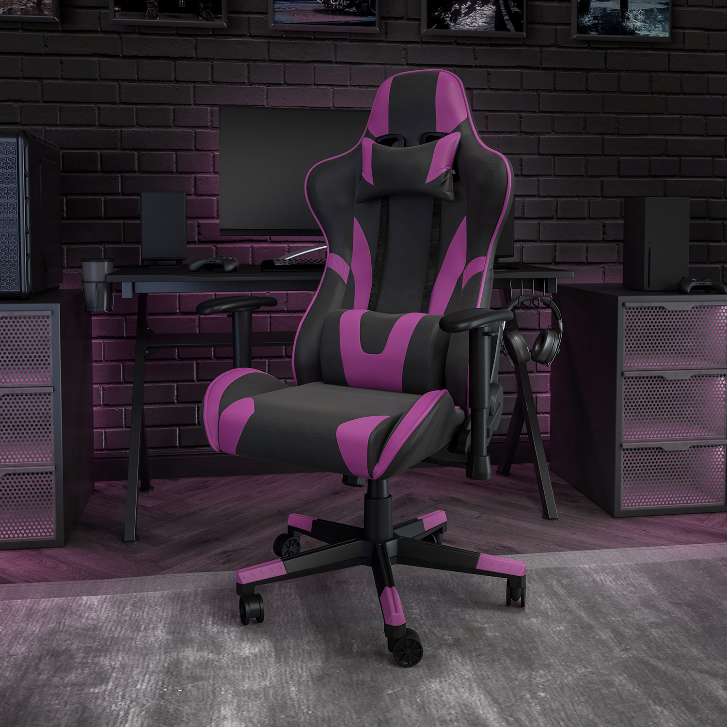 BLNK X20 Gaming Racing Office Ergonomic Computer PC Adjustable Swivel Chair with Fully Reclining Back