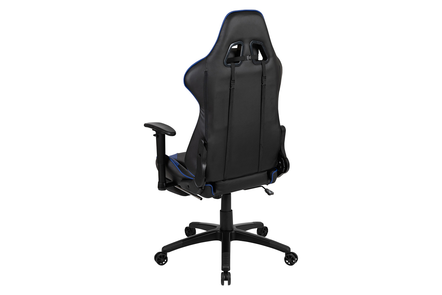 BLNK X30 Gaming Racing Office Ergonomic Computer Chair with Reclining Back and Slide-Out Footrest - Blue