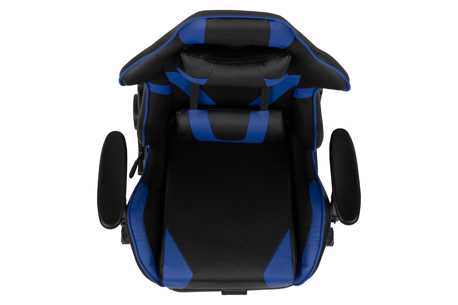 BLNK X30 Gaming Racing Office Ergonomic Computer Chair with Reclining Back and Slide-Out Footrest - Blue