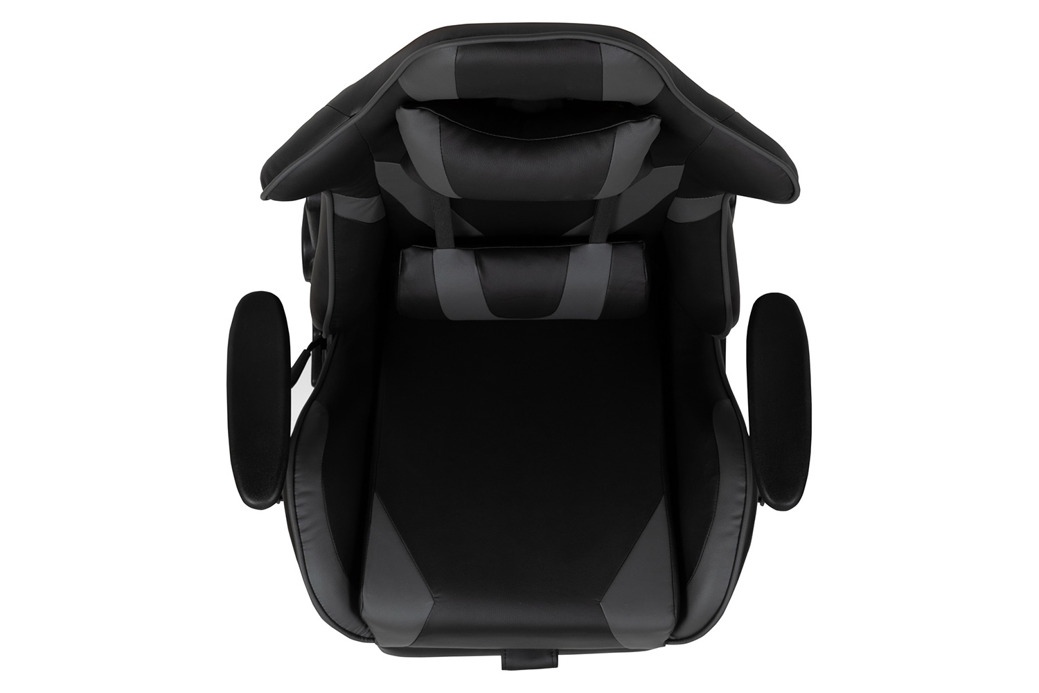 BLNK X30 Gaming Racing Office Ergonomic Computer Chair with Reclining Back and Slide-Out Footrest - Gray