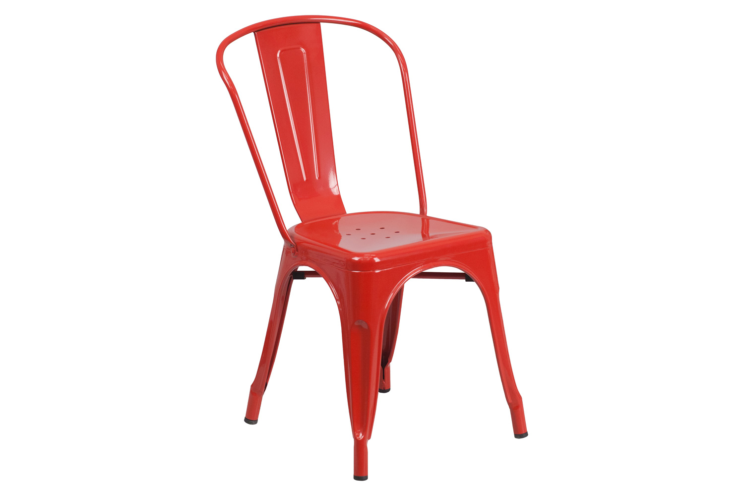 BLNK Perry Commercial Metal Indoor-Outdoor Stackable Chair