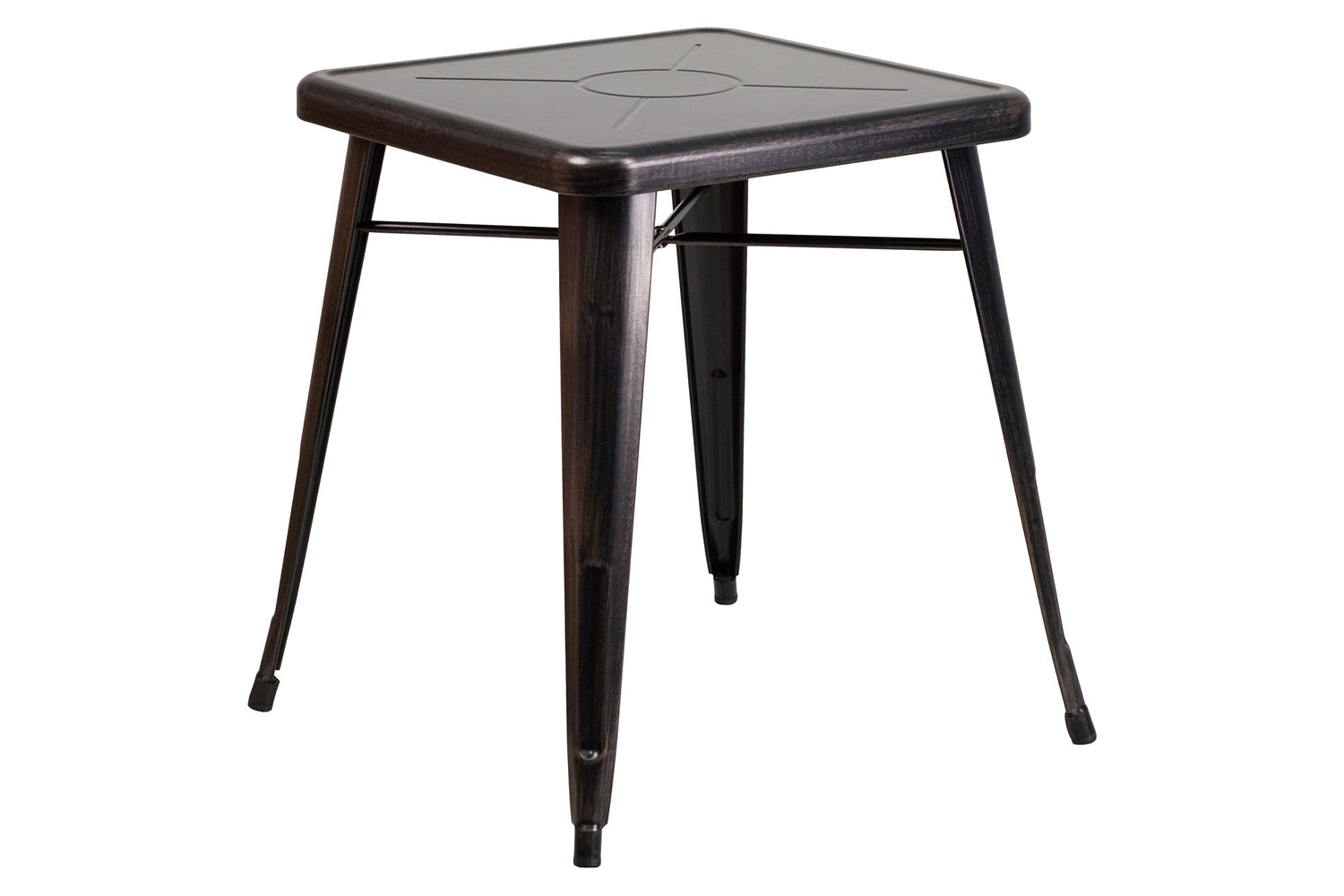 BLNK Prince Commercial Square Metal Indoor-Outdoor Table