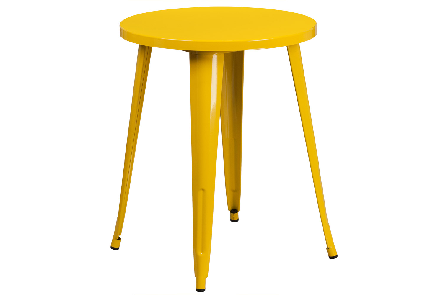 BLNK Webb Commercial Round Metal Indoor-Outdoor Table