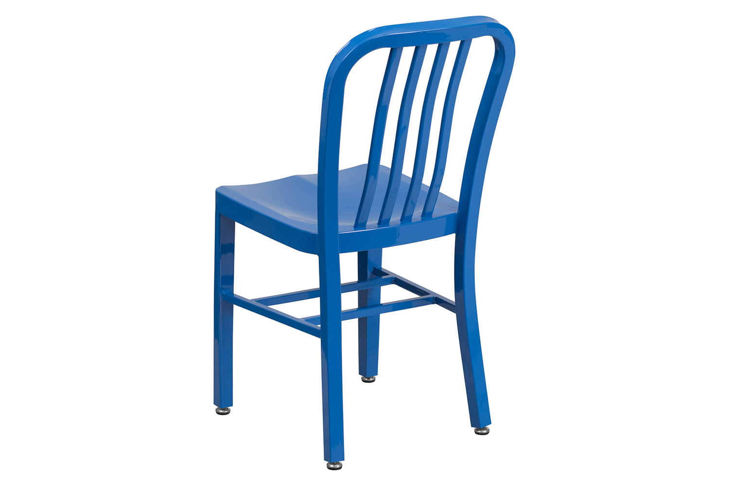 BLNK Gael Commercial Metal Indoor-Outdoor Chair - Blue