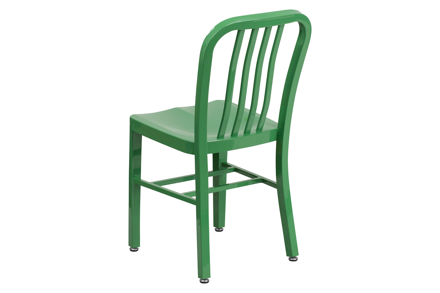 BLNK Gael Commercial Metal Indoor-Outdoor Chair - Green