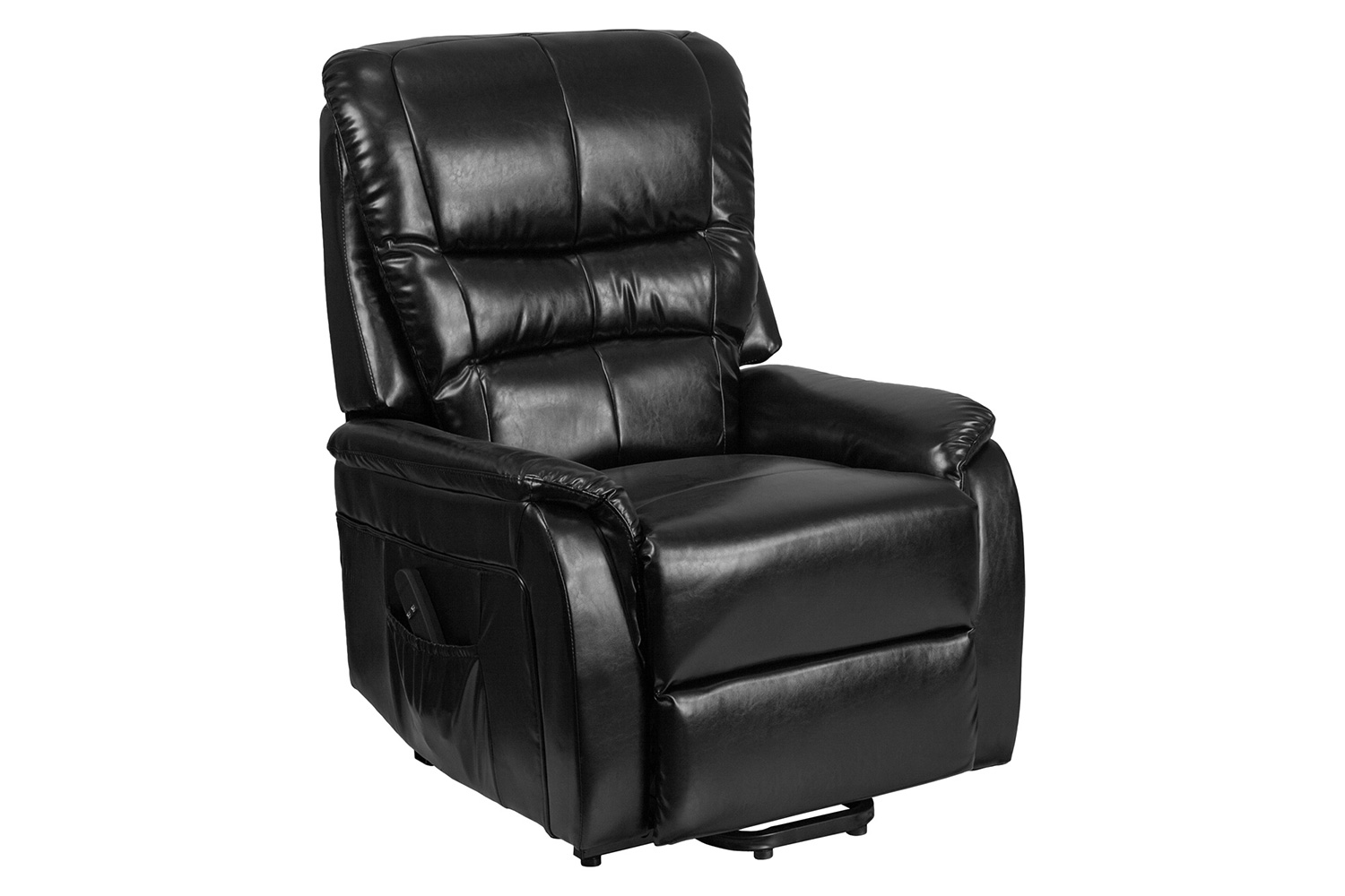 BLNK HERCULES Series LeatherSoft Remote Powered Lift Recliner for Elderly - Black