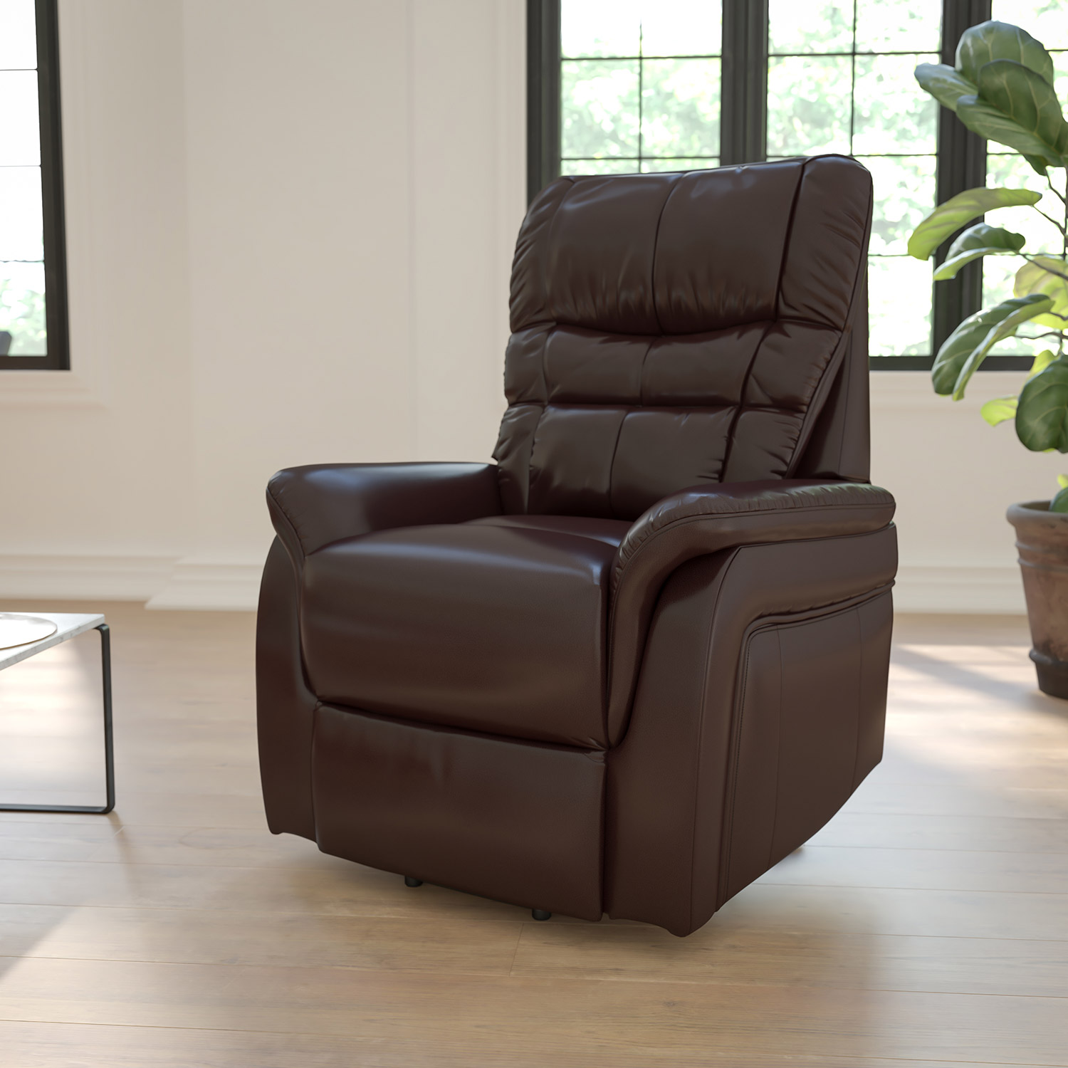 BLNK HERCULES Series LeatherSoft Remote Powered Lift Recliner for Elderly