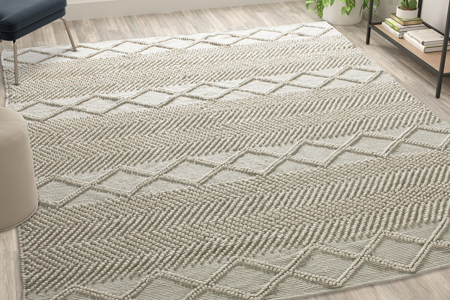 BLNK Melissa Geometric Hand Woven Area Rug