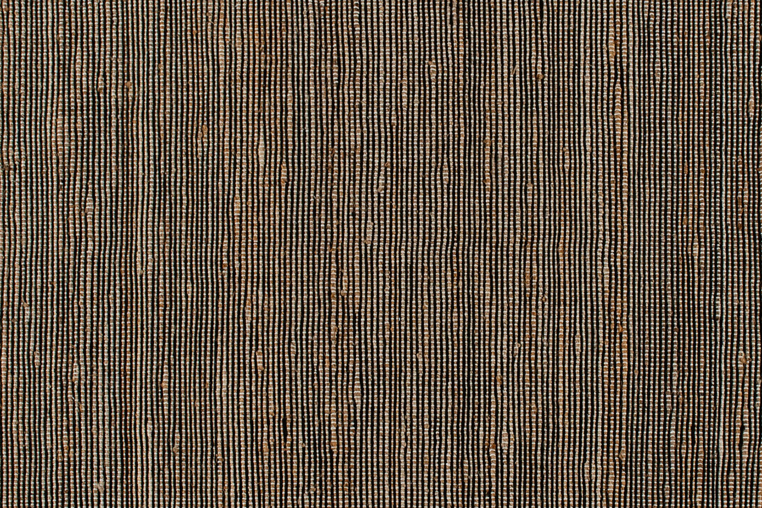 BLNK - Doris Hand Woven Jute and Cotton Blend Area Rug with Braided Tassels in Black and Jute