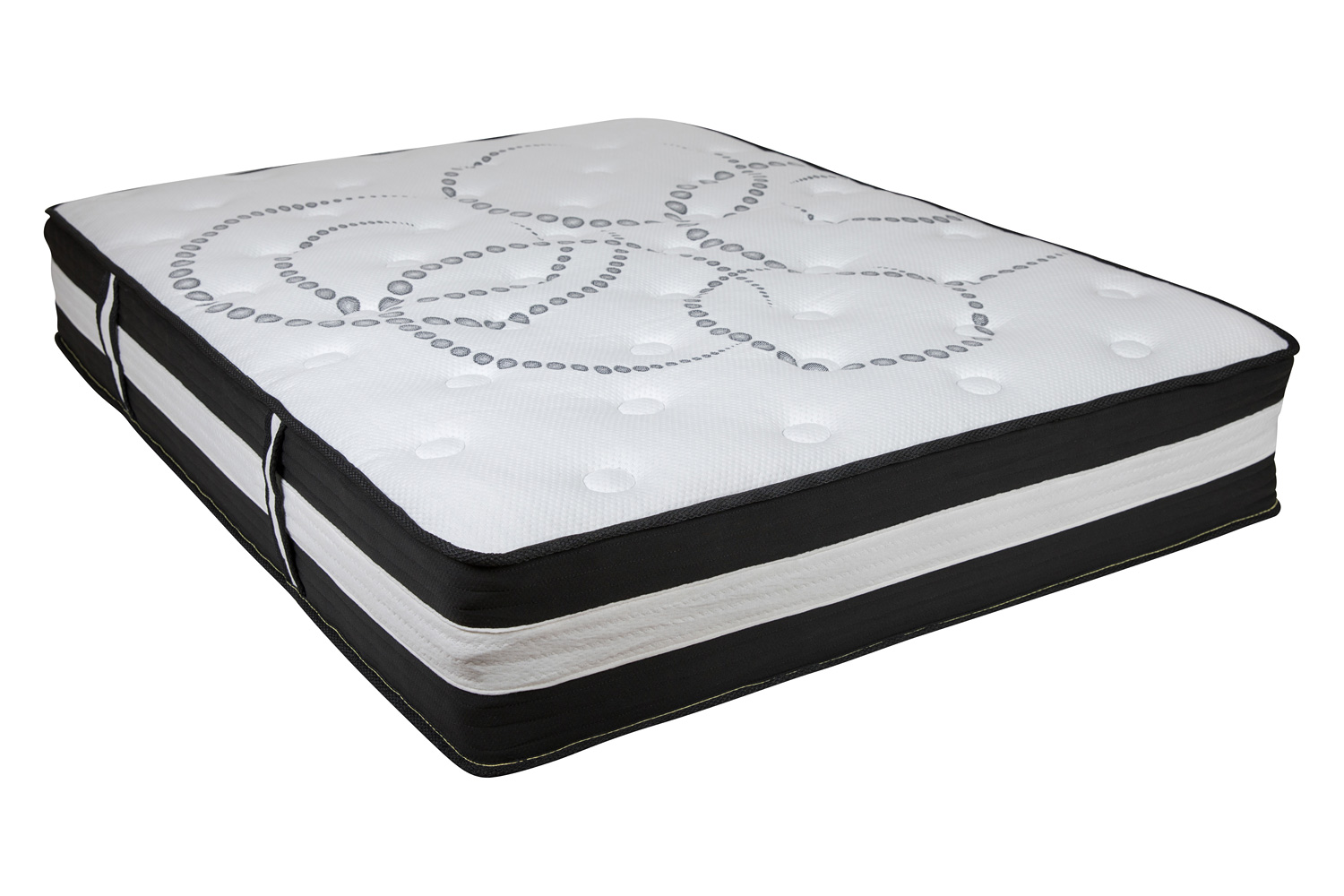 BLNK Capri Comfortable Sleep 12" Foam Pocket Spring Mattress and 2" Gel Memory Foam Topper Bundle - Full Size