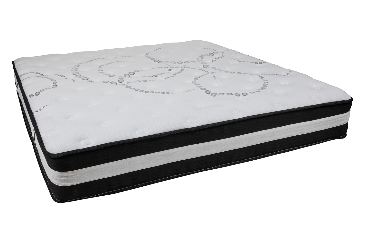 BLNK Capri Comfortable Sleep 12" Foam Pocket Spring Mattress and 3" Gel Memory Foam Topper Bundle - King Size