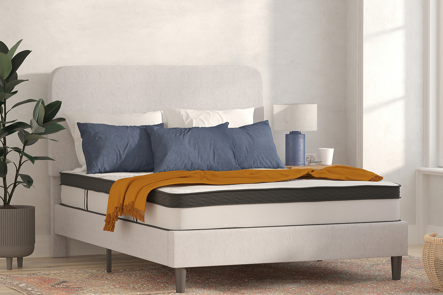 BLNK Capri Comfortable Sleep 10" Hybrid Pocket Spring Mattress