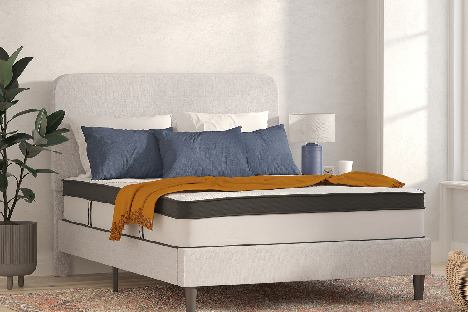 BLNK Capri Comfortable Sleep 12" Hybrid Pocket Spring Mattress