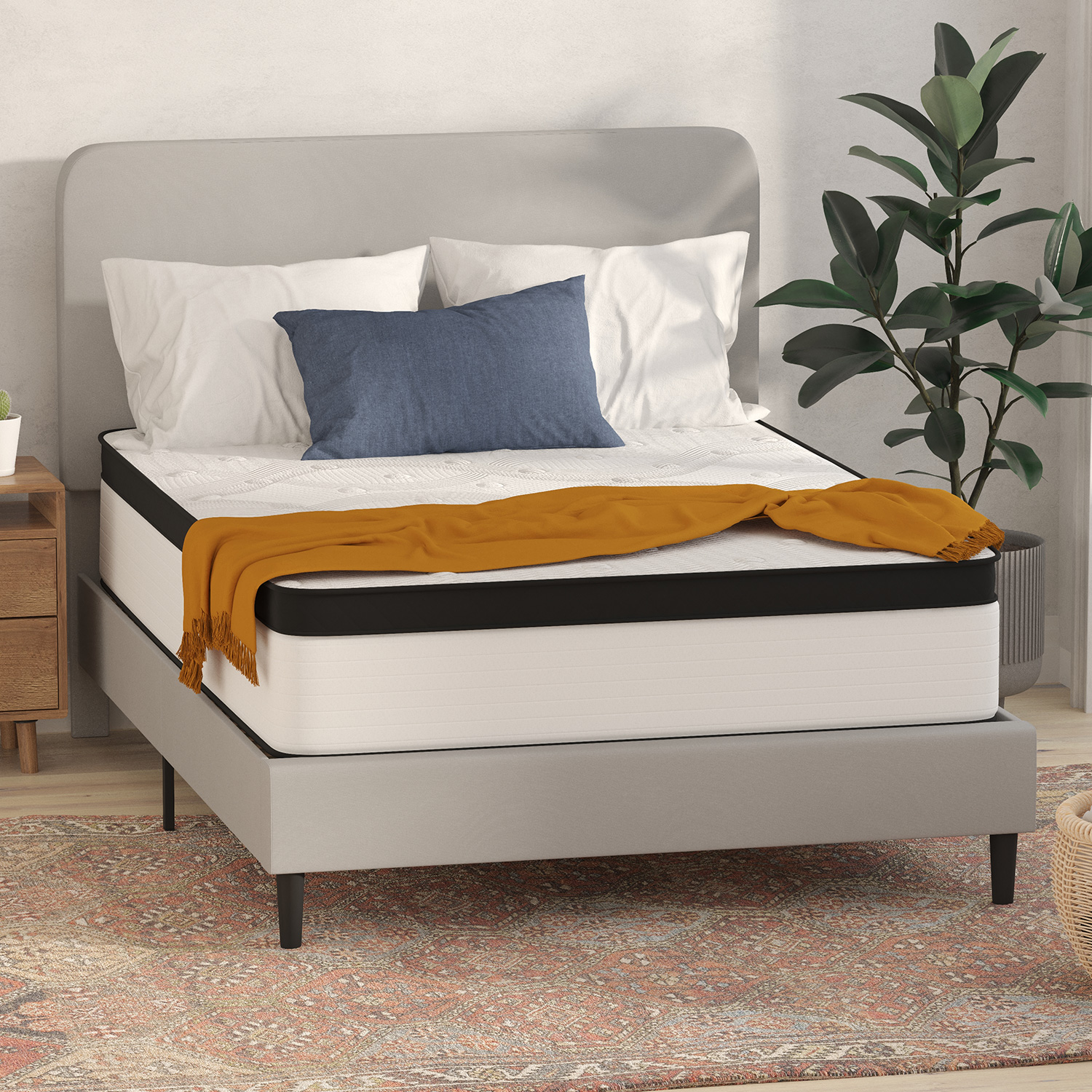 BLNK Capri Comfortable Sleep Firm 12" Hybrid Pocket Spring Mattress - Full Size