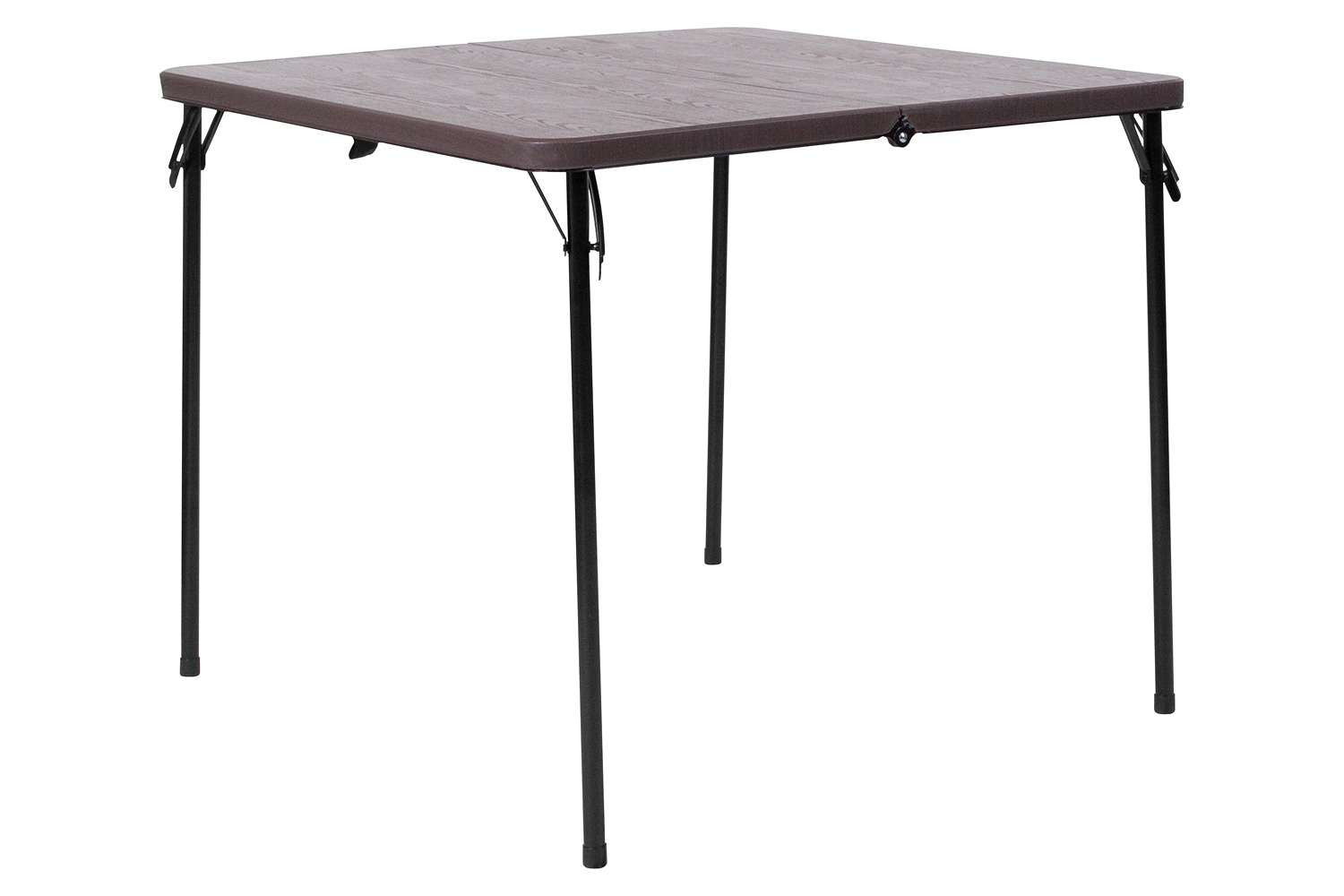 BLNK Dunham Square Plastic Folding Table with Carrying Handle