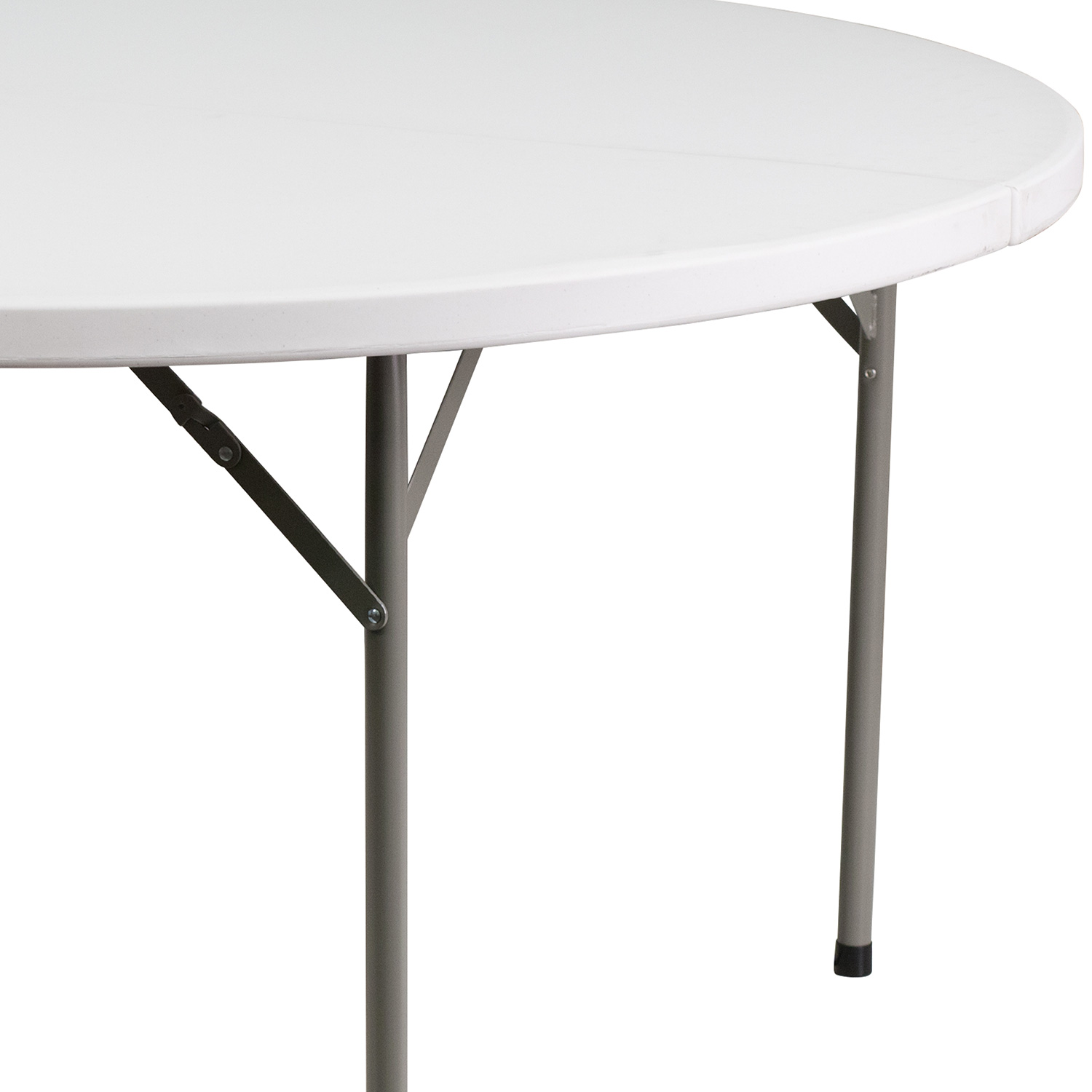 BLNK Elon Style 2 Round Plastic Split Folding Table - 5'D