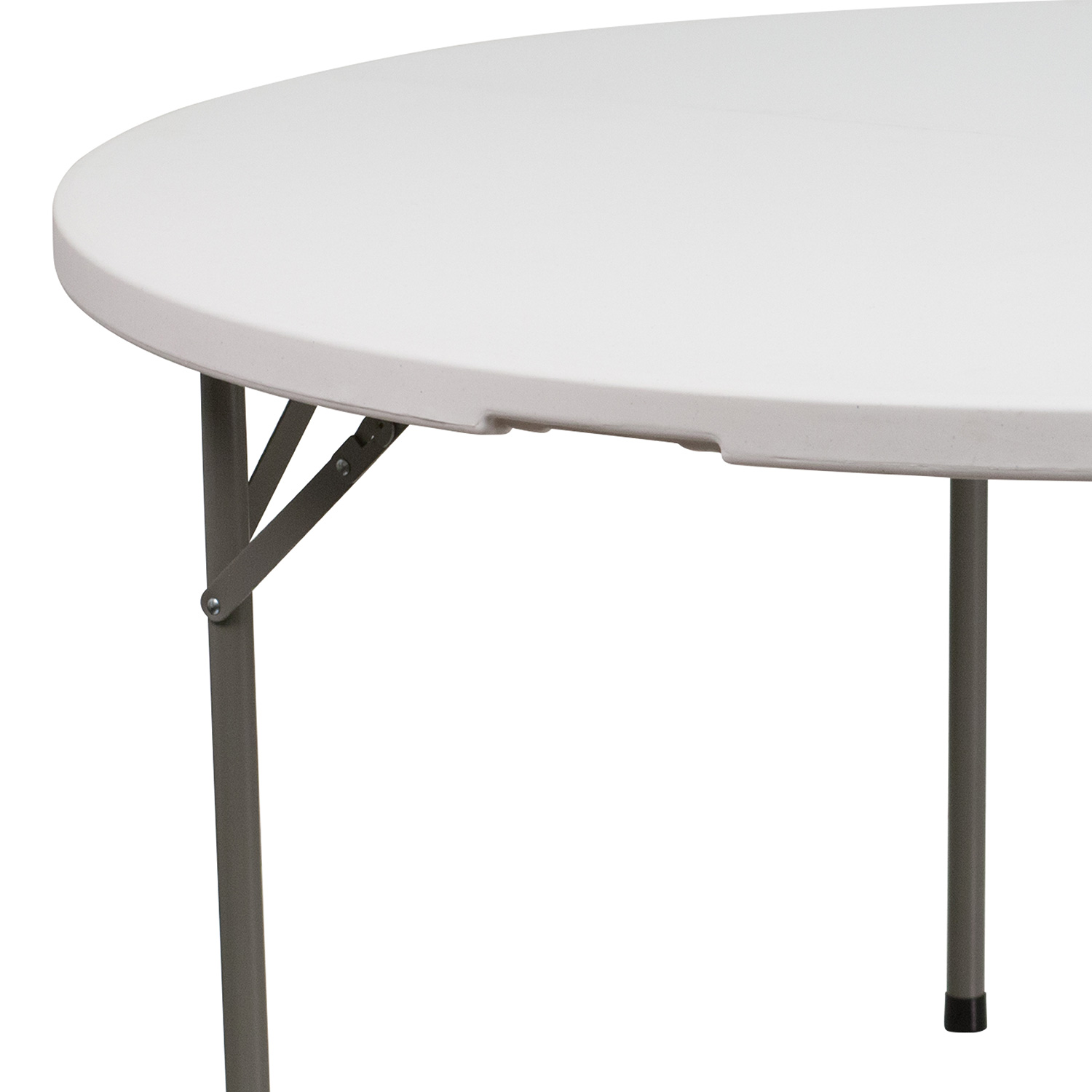 BLNK Elon Style 2 Round Plastic Split Folding Table - 5'D