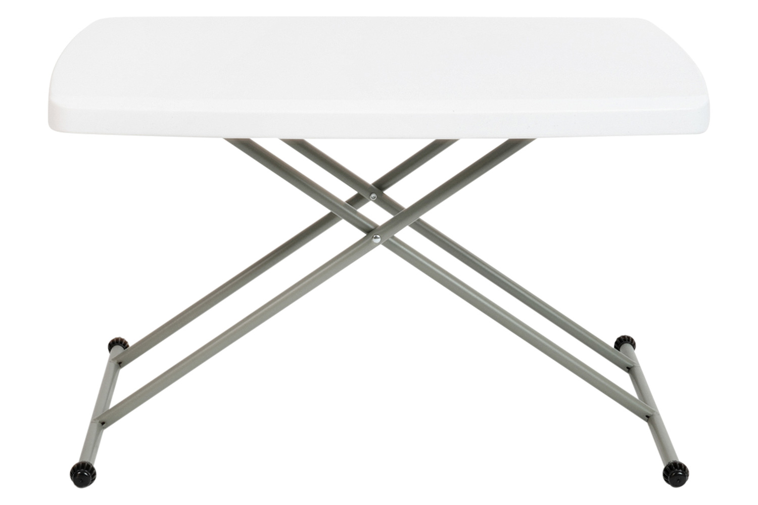 BLNK Elon Commercial Indoor-Outdoor Plastic Adjustable Height Folding Table - 30"H