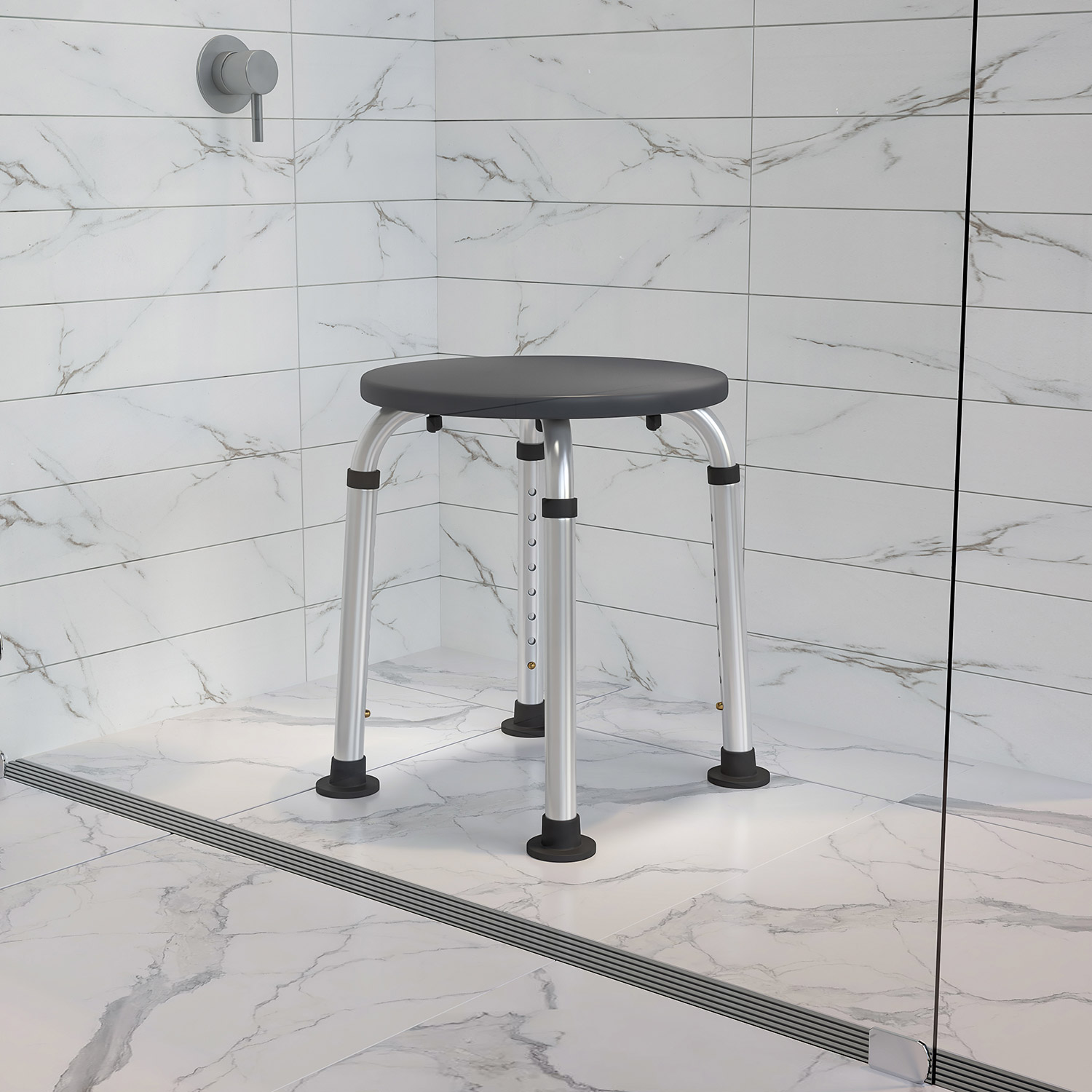 BLNK - HERCULES Series Medical Adjustable Bath and Shower Stool