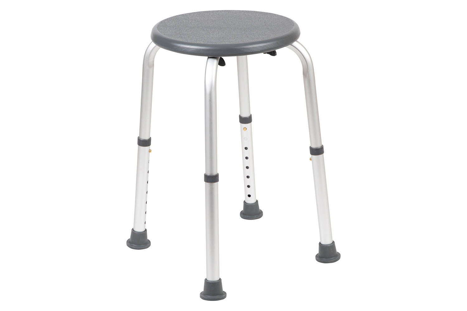 BLNK HERCULES Series Medical Adjustable Bath and Shower Stool - Gray